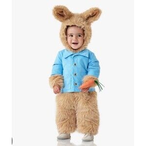 Pottery Barn Kids Peter Rabbit Bunny Toddler Costume 12/24M Easter *NO Carrot